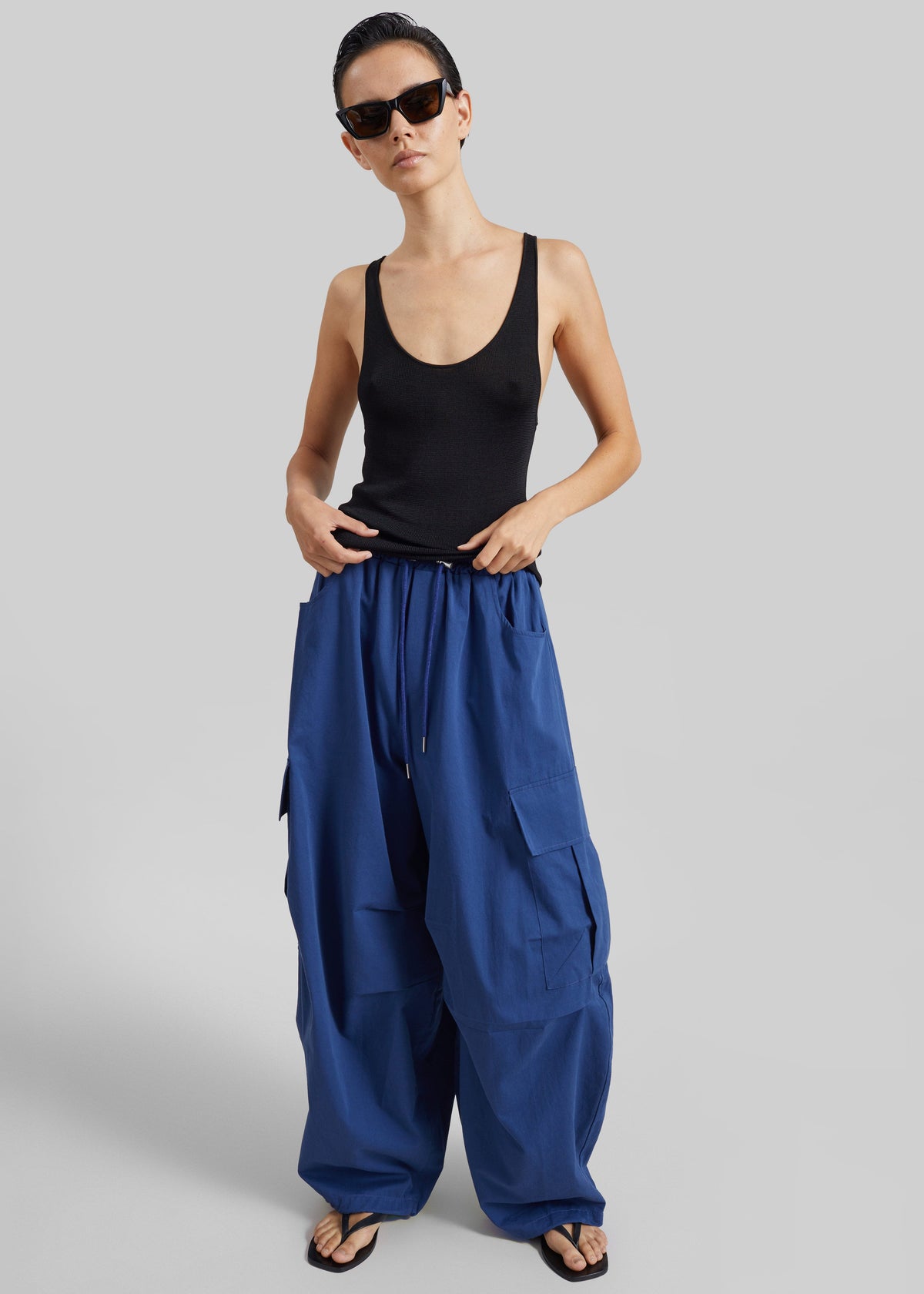Olby Drawstring Cargo Pants - Cobalt β view 6 of 8