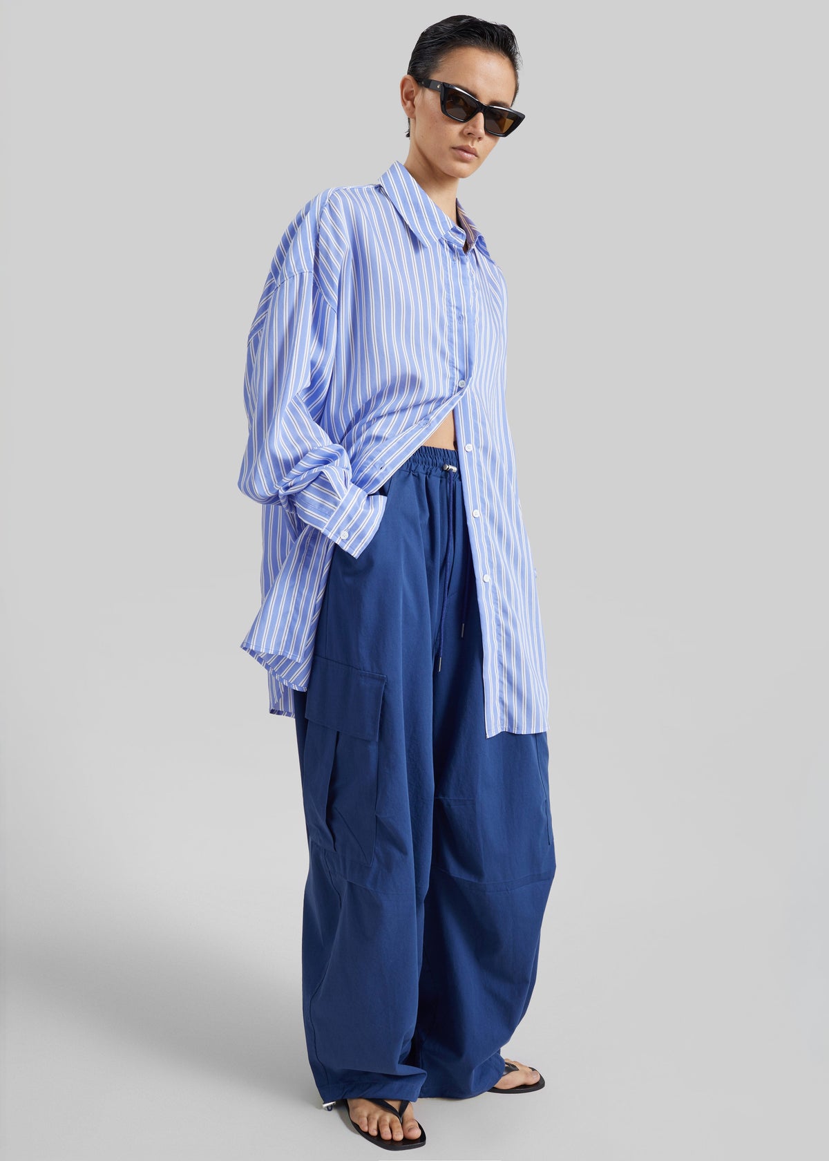 Olby Drawstring Cargo Pants - Cobalt β view 5 of 8