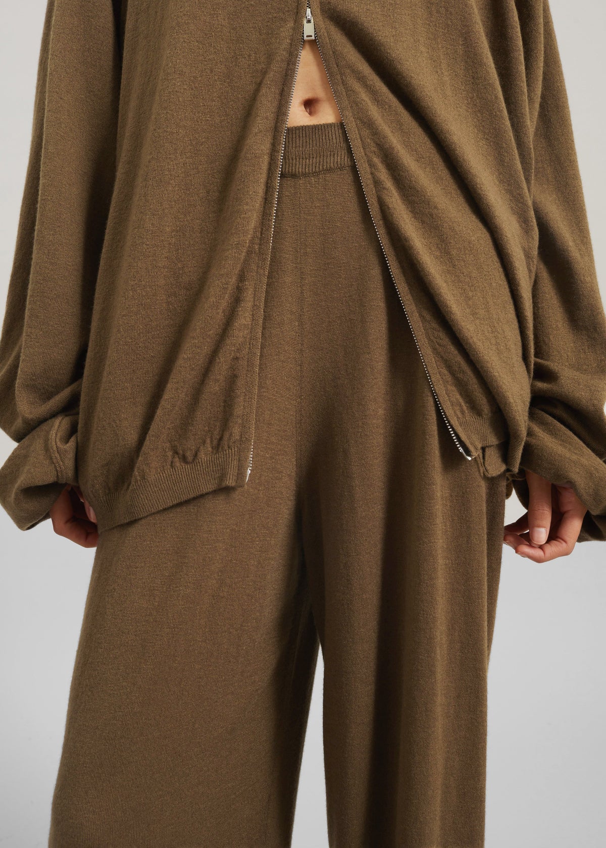 Olia Knit Joggers - Dark Camel β view 3 of 8