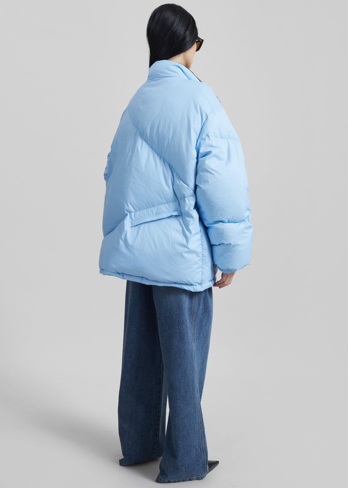 Orino Oversized Puffer Jacket - Blue β view 8 of 9