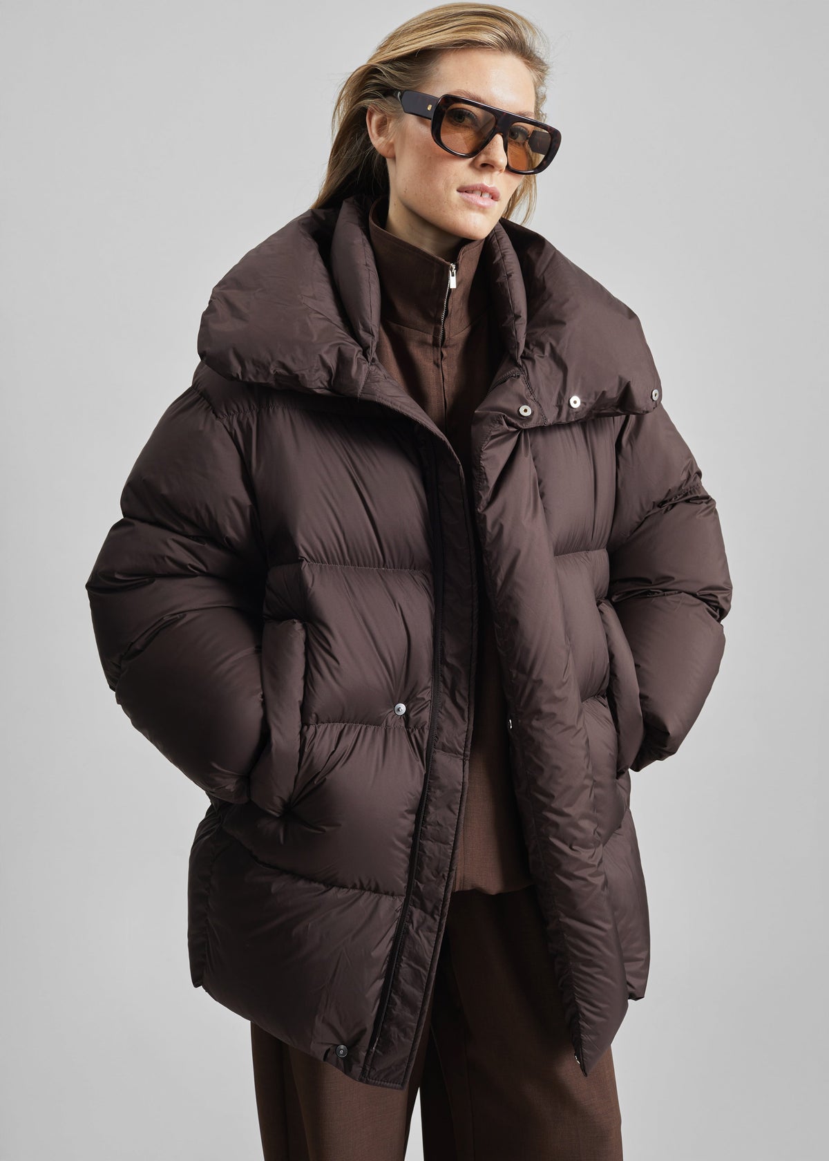 Ortler Puffer Jacket - Brown β view 1 of 8