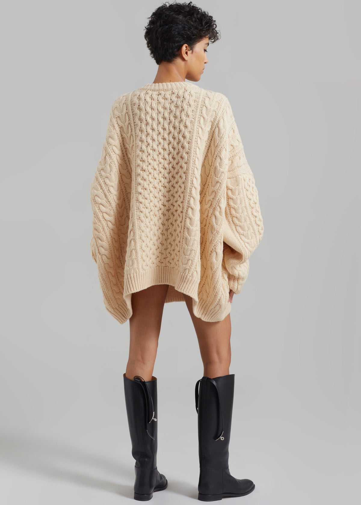 Pailey Braided Sweater - Cream β view 8 of 9