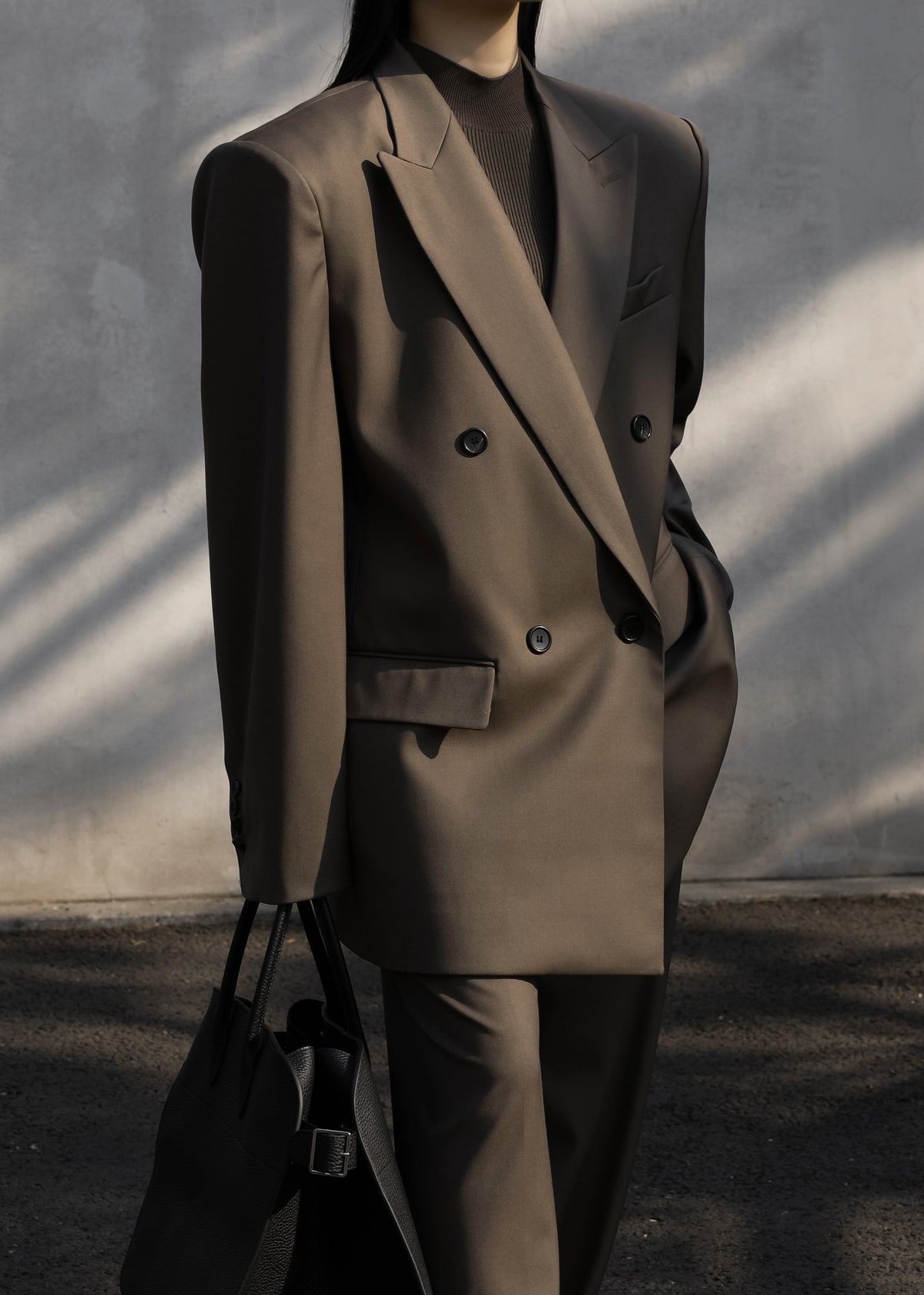 Pallen Double Breasted Blazer - Brown β view 11 of 19