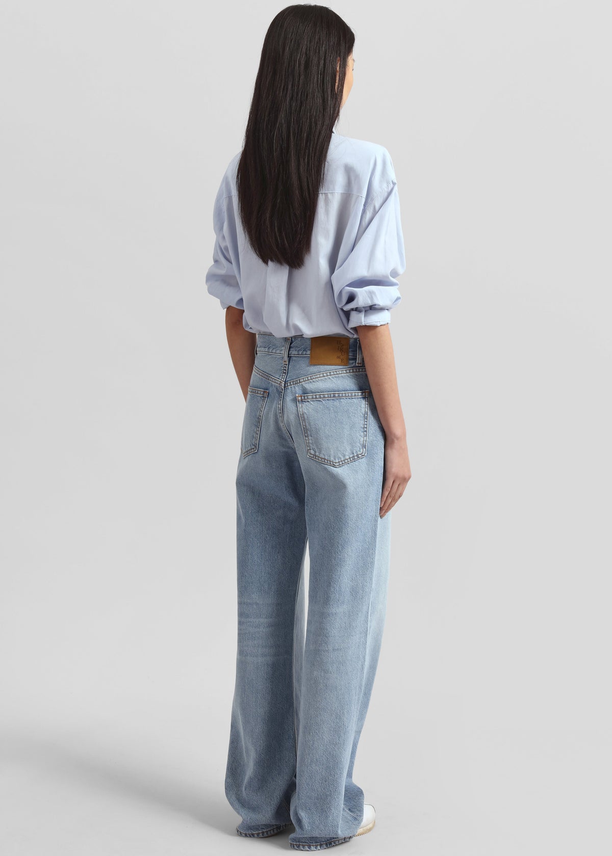 Patti Neck Tie Shirt - Sky Blue β view 10 of 11