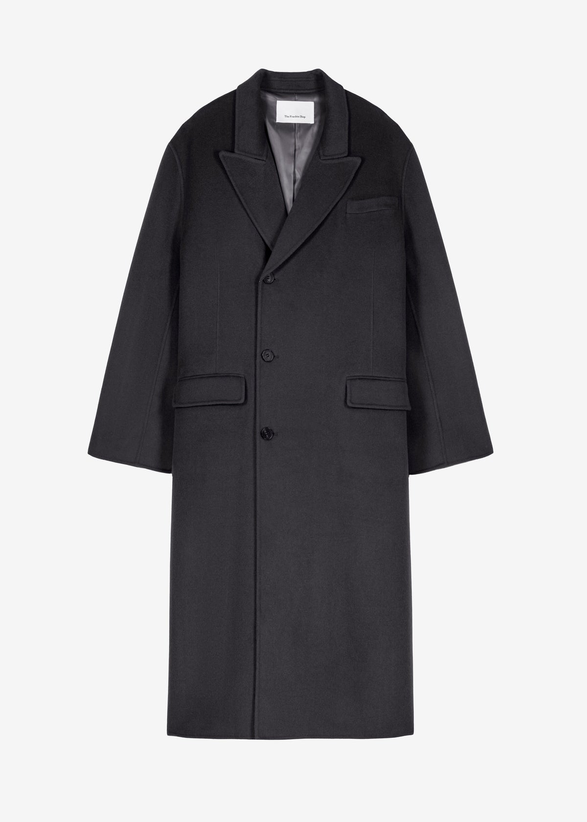 Paxton Wool Coat - Dark Grey β view 8 of 8