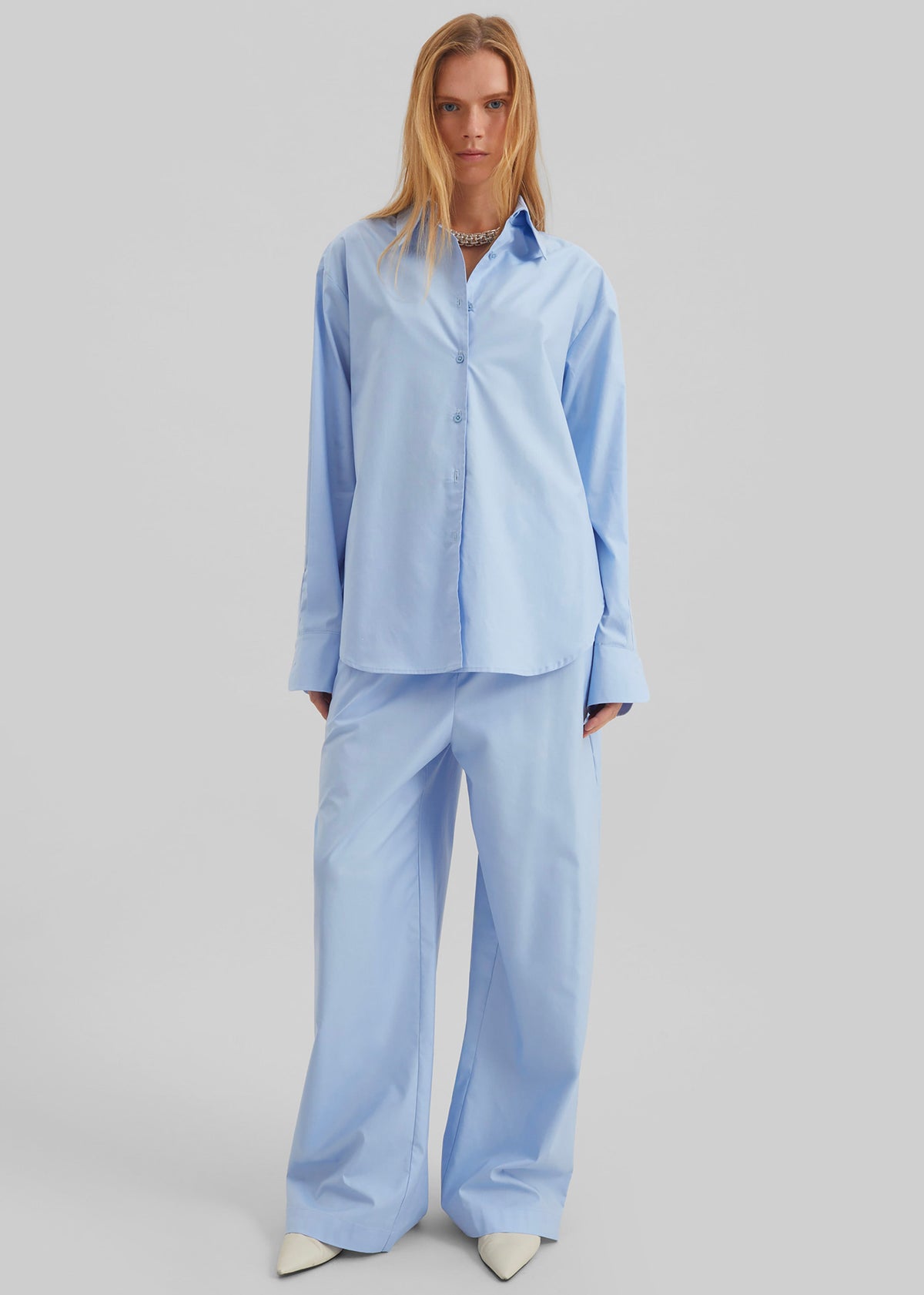 Peri Cotton Shirt - Light Blue β view 5 of 8