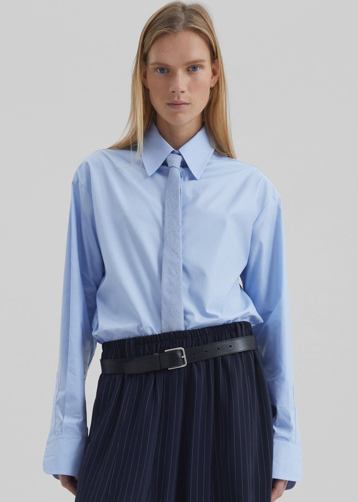 Peri Cotton Shirt - Light Blue β view 1 of 8