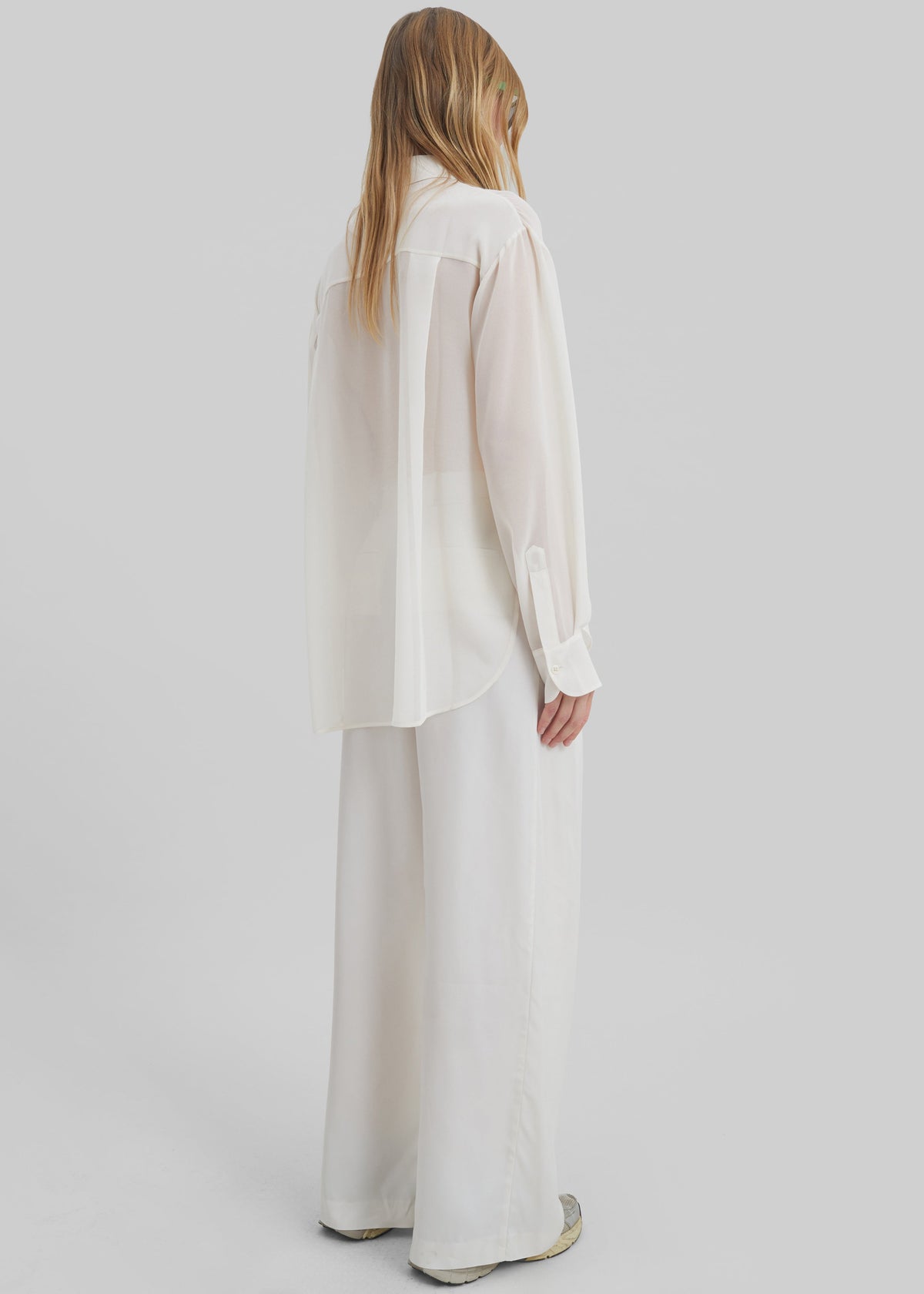Peri Georgette Shirt - Ivory β view 7 of 8