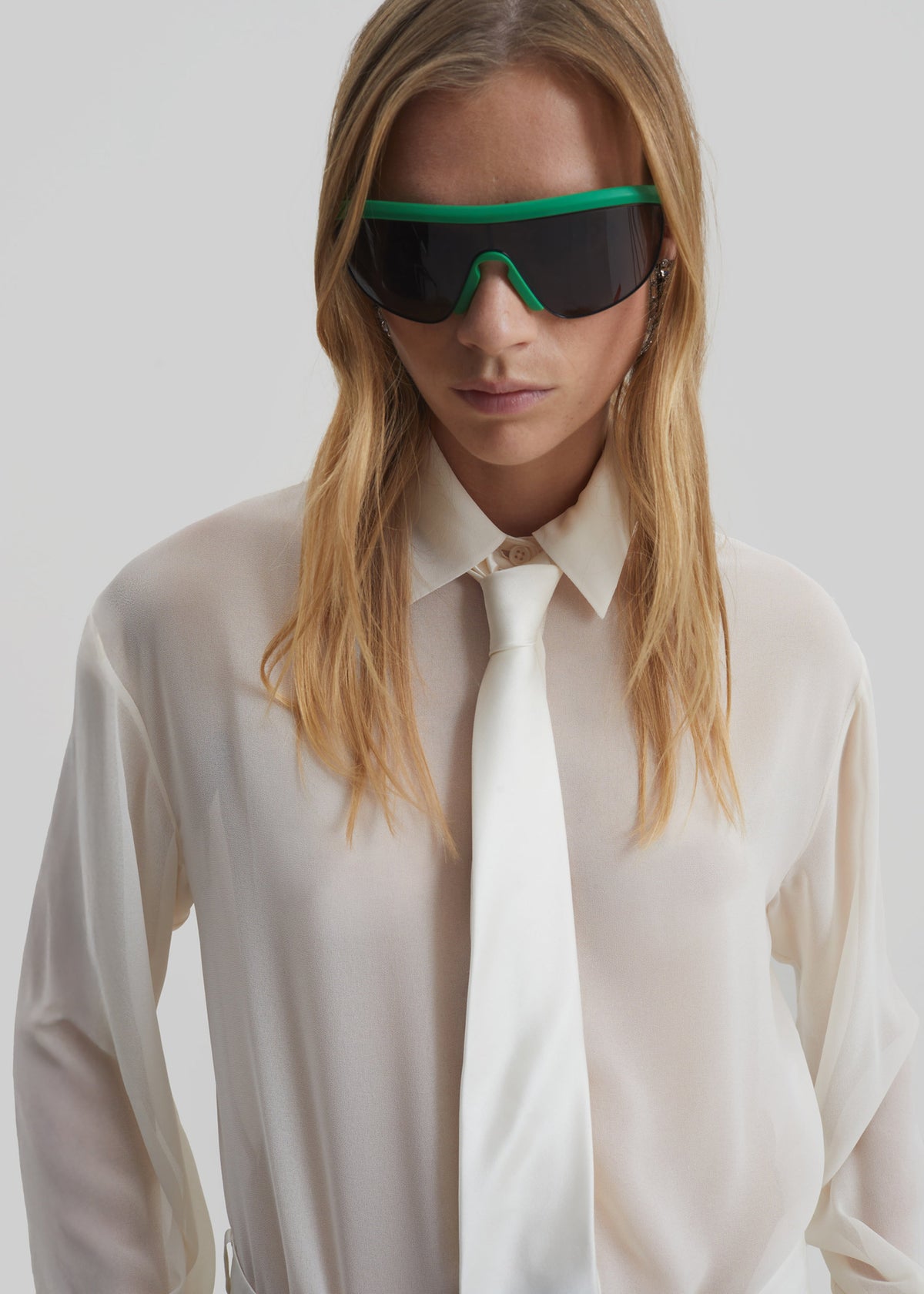 Peri Georgette Shirt - Ivory β view 3 of 8