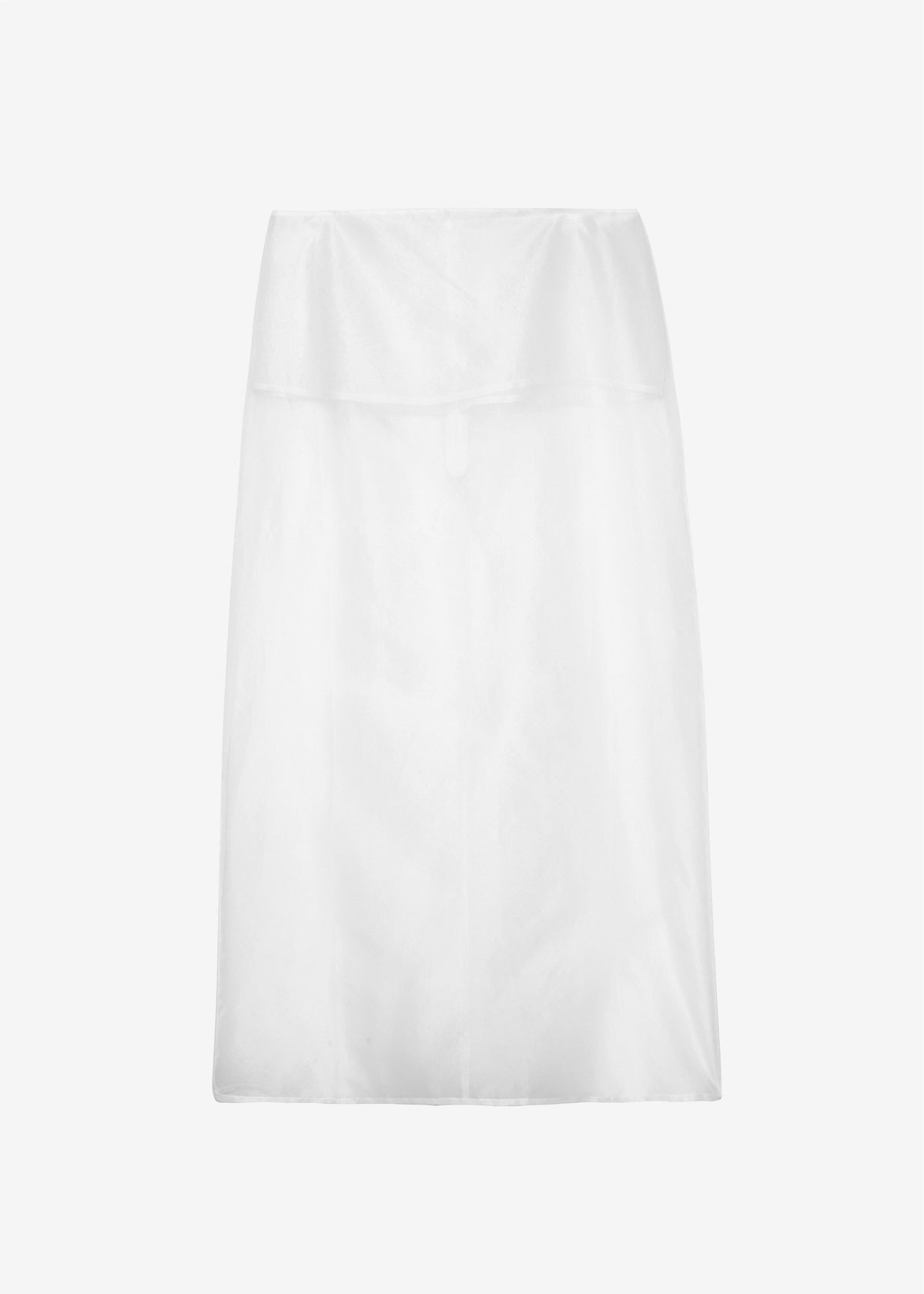 Peri Sheer Midi Skirt - White β view 7 of 7