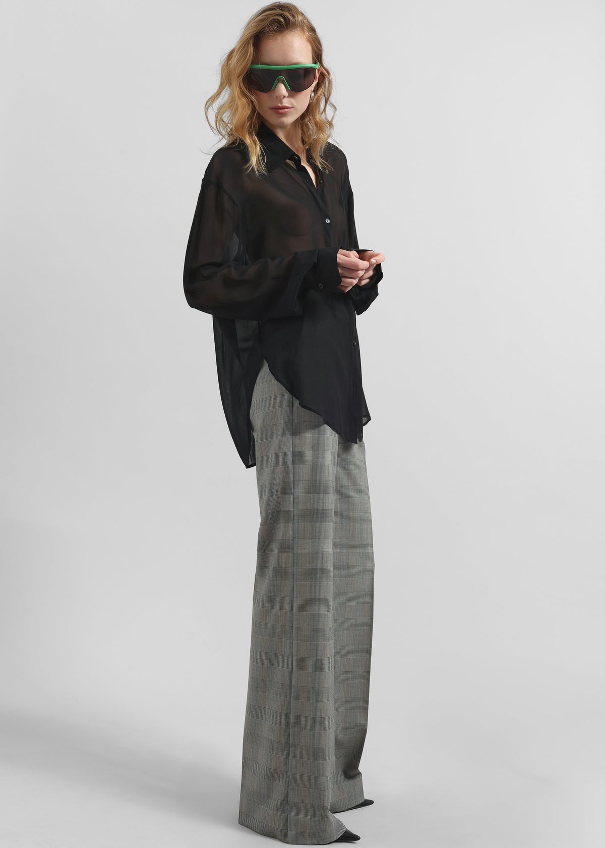 Peri Georgette Shirt - Black β view 2 of 11