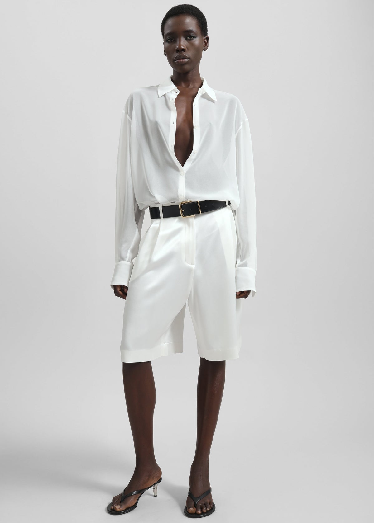 Peri Georgette Shirt - White β view 2 of 8