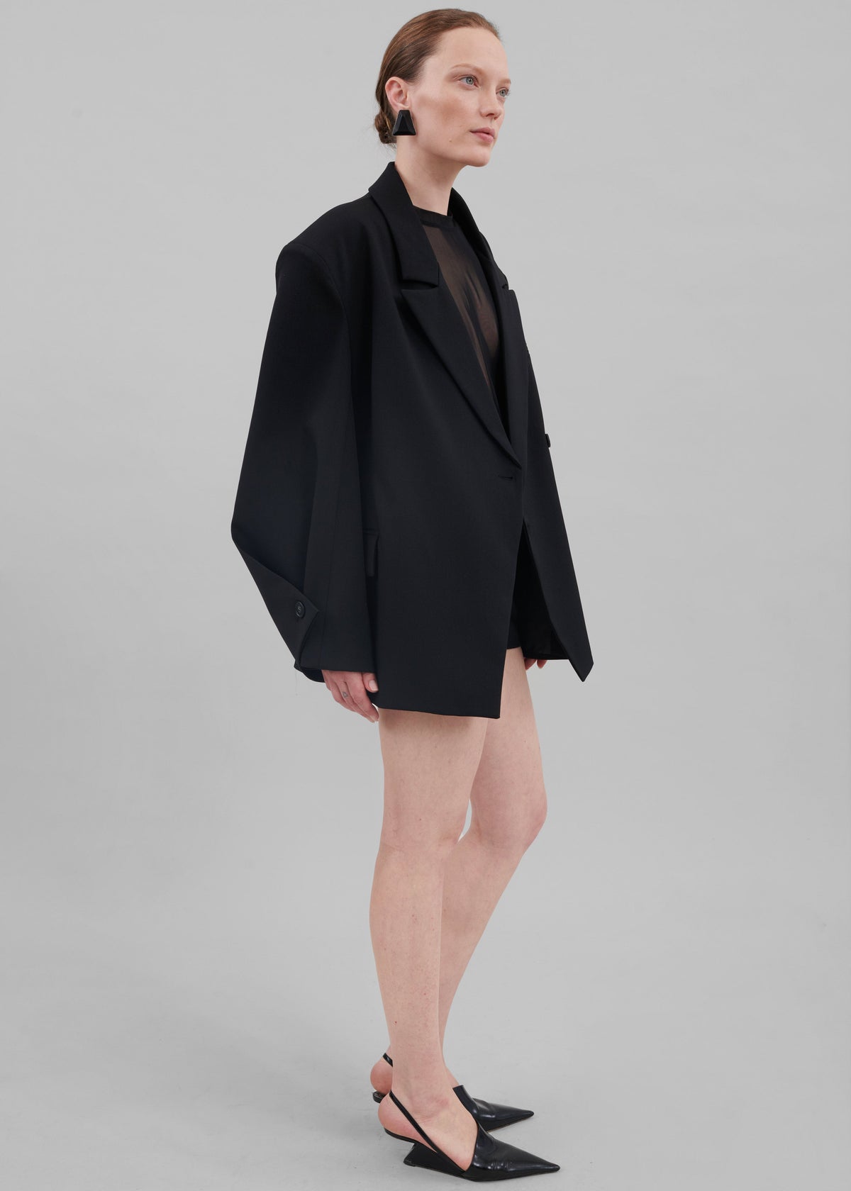 Pia Boxy Blazer - Black β view 6 of 12