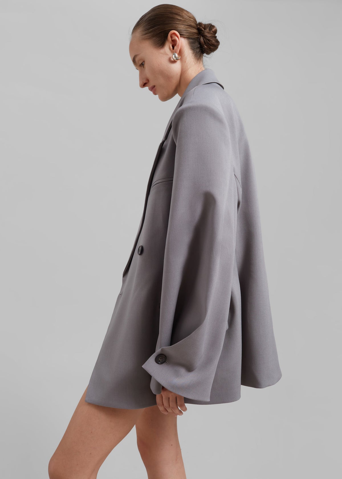 Pia Boxy Blazer - Grey β view 9 of 11