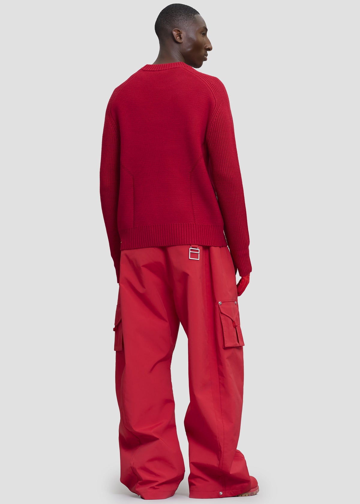Pieces Uniques Emblem Pullover - Rouge β view 6 of 7