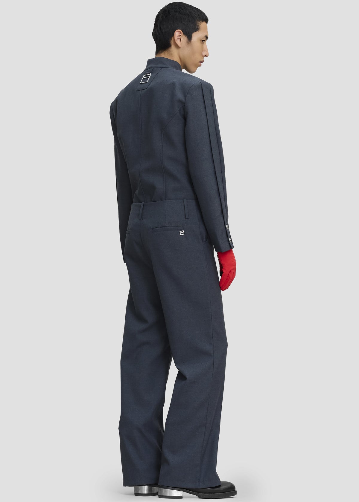 Pieces Uniques Emin Zip Pants - Ashen Sky β view 6 of 7