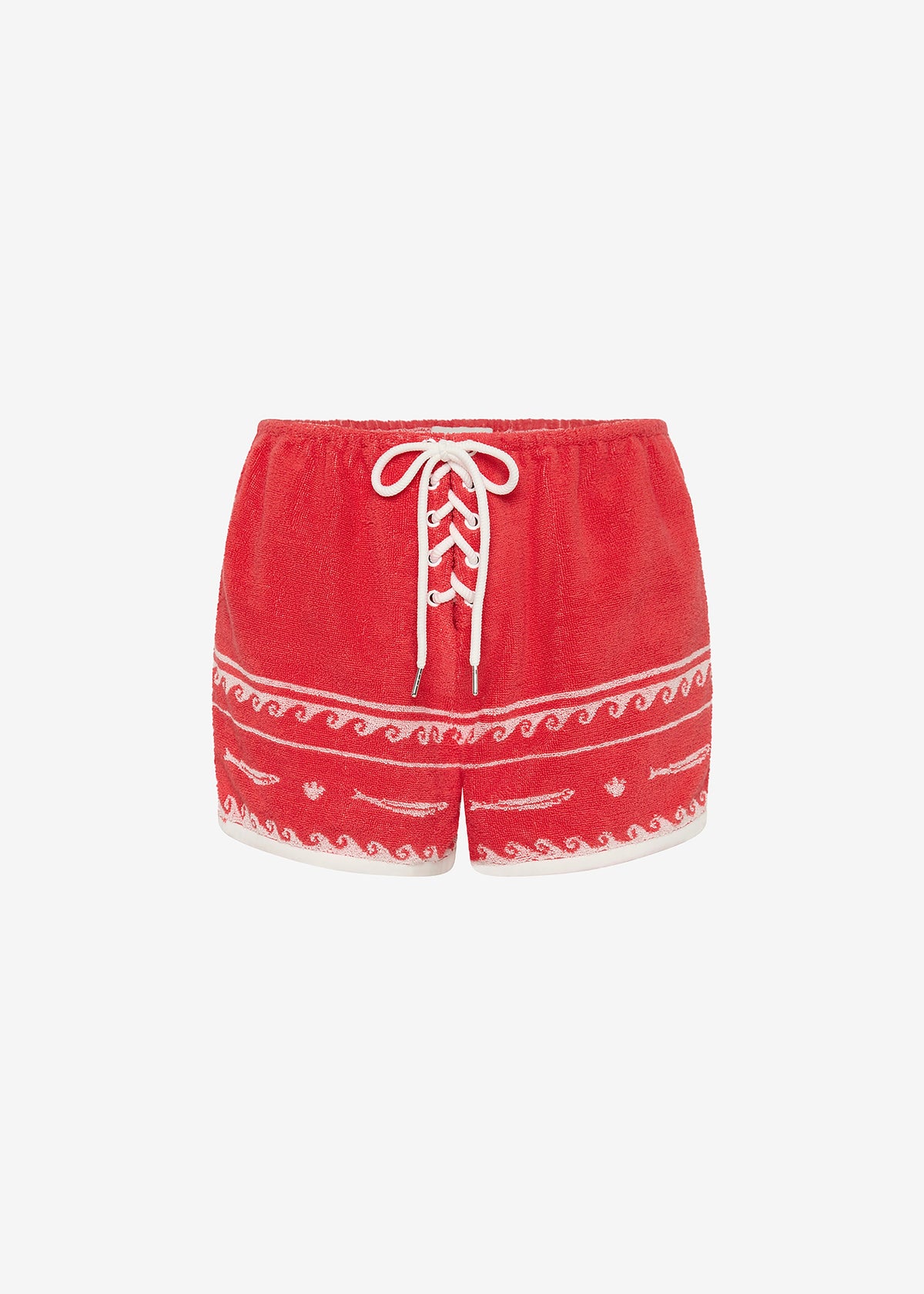 Posse Cody Shorts - Red Ivory Fish β view 10 of 10