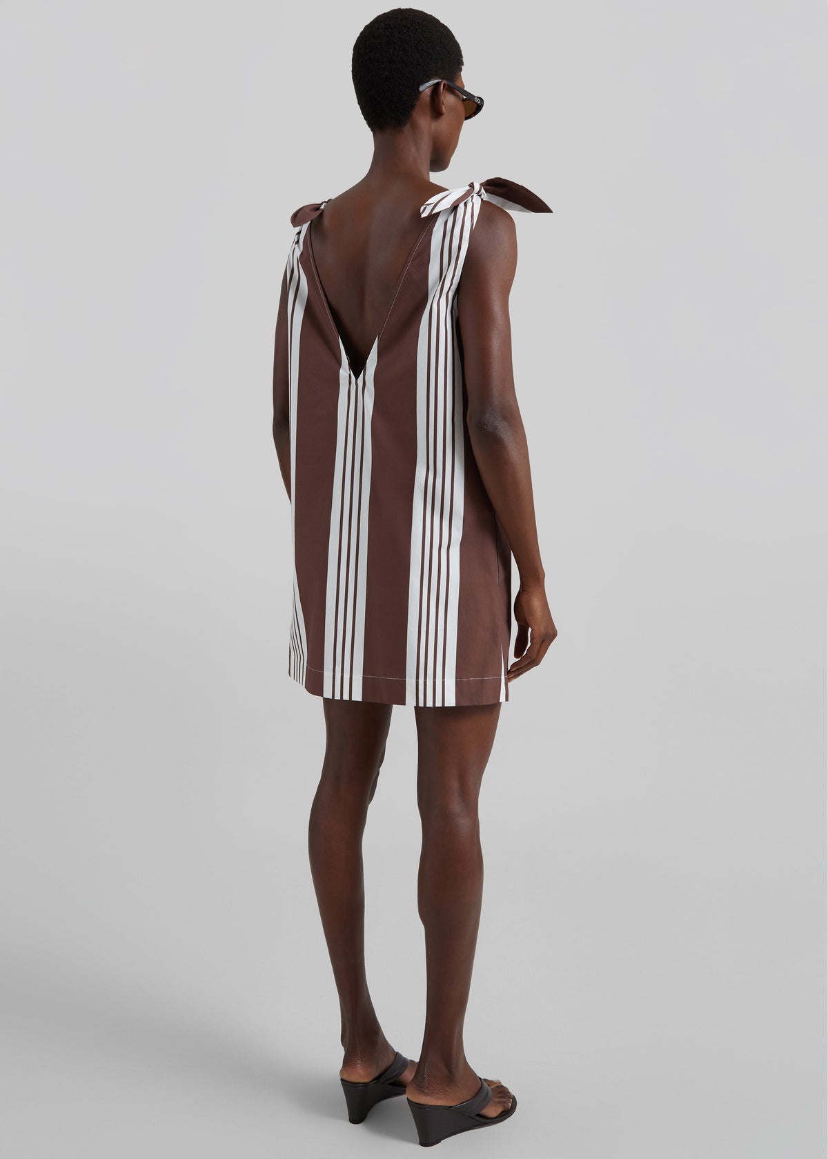 Posse Rosie Mini Dress - Choc Stripe β view 5 of 6