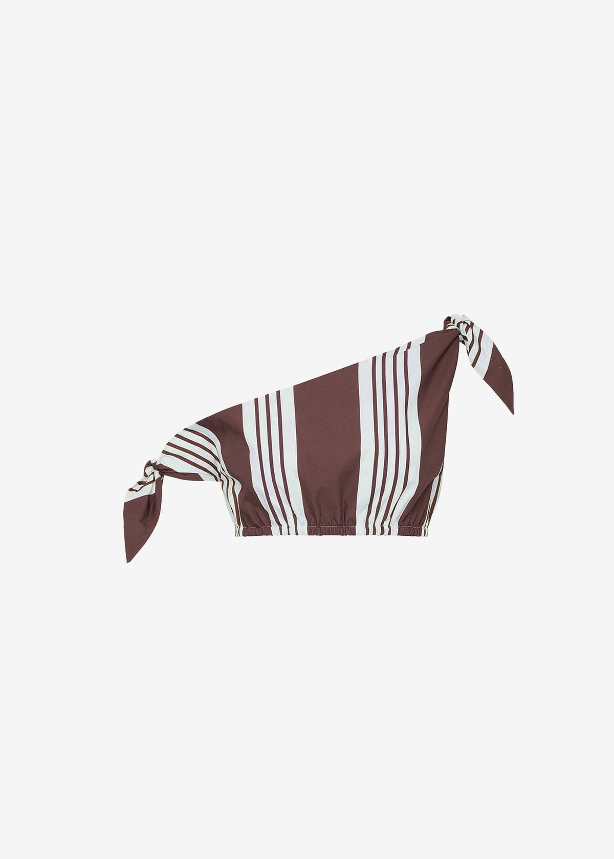 Posse Rosie Tie Top - Choc Stripe β view 8 of 8