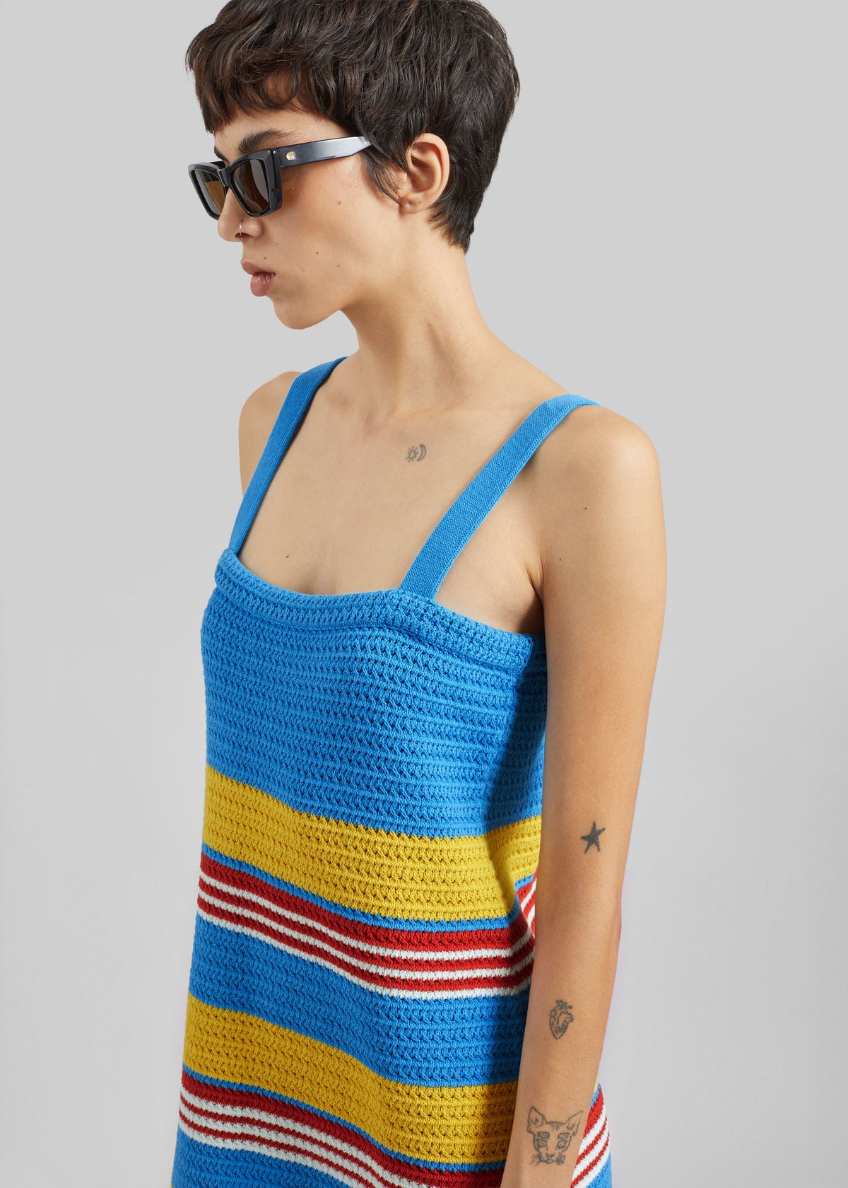 Posse Tammy Dress - Blue Multistripe β view 3 of 8