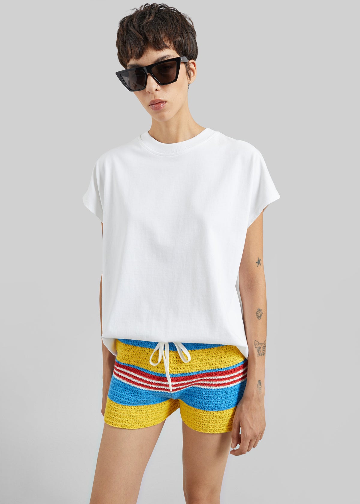 Posse Tammy Shorts - Blue Multistripe β view 6 of 7