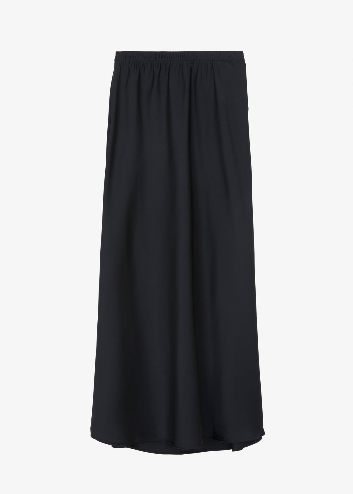 Priscilla Maxi Satin Skirt - Black β view 7 of 7