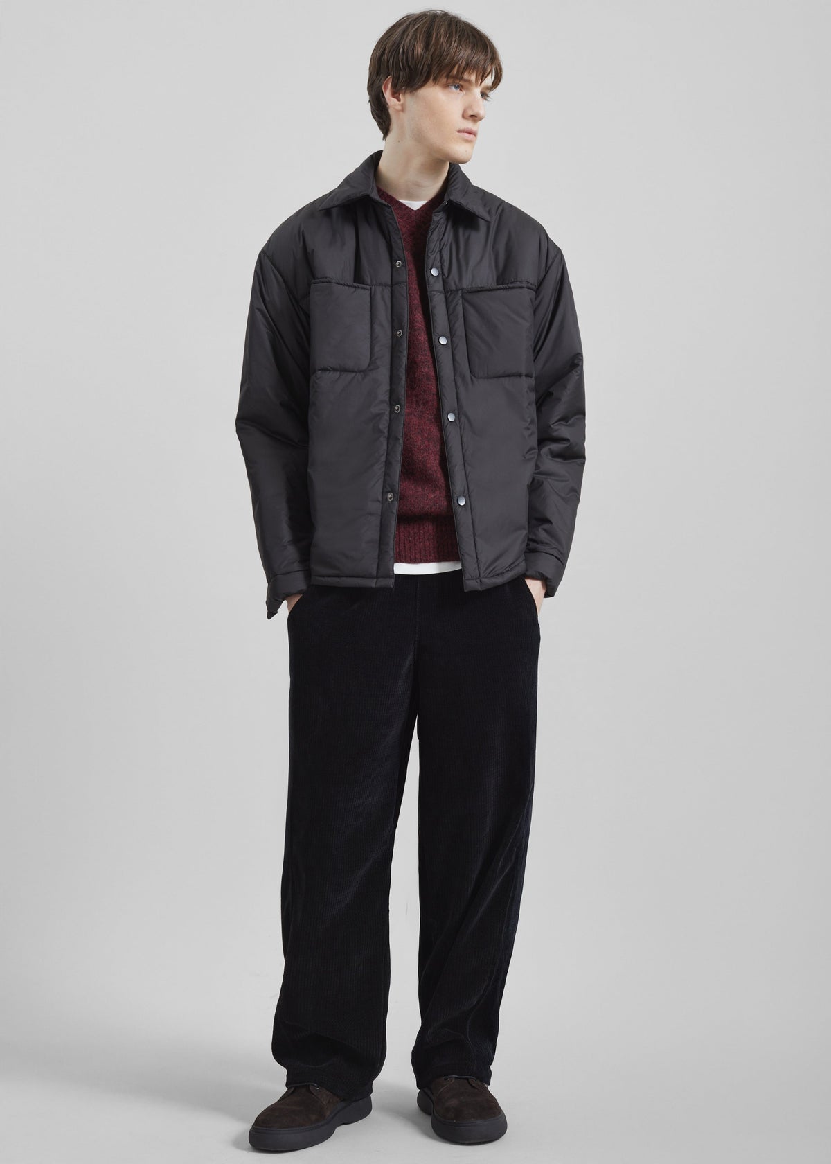 Reffroy Puffer Overshirt - Black β view 5 of 6