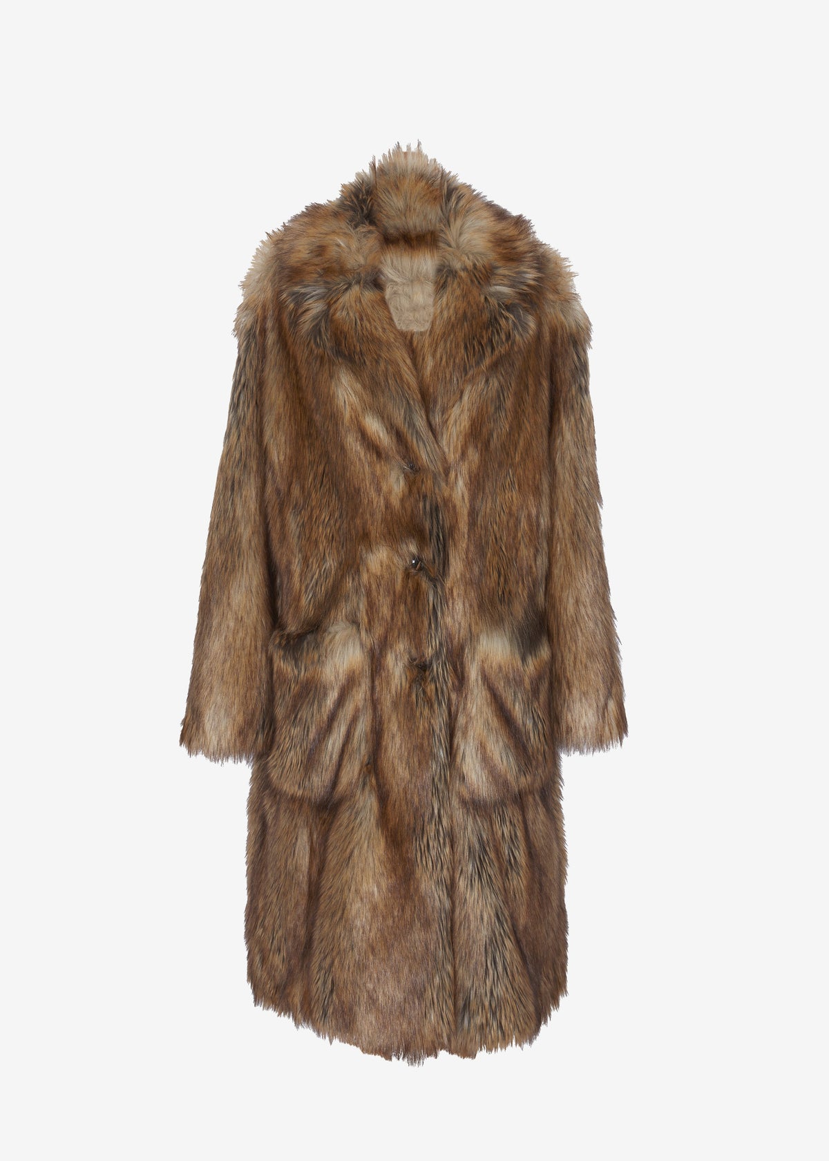 Rella Faux Fur Coat - Camel β view 10 of 10