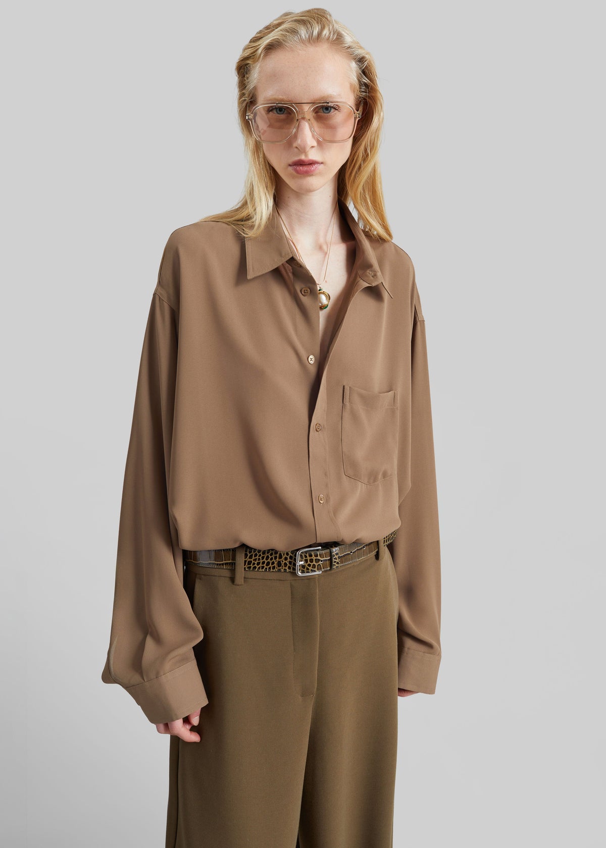 Rema Shirt - Khaki Brown β view 9 of 12