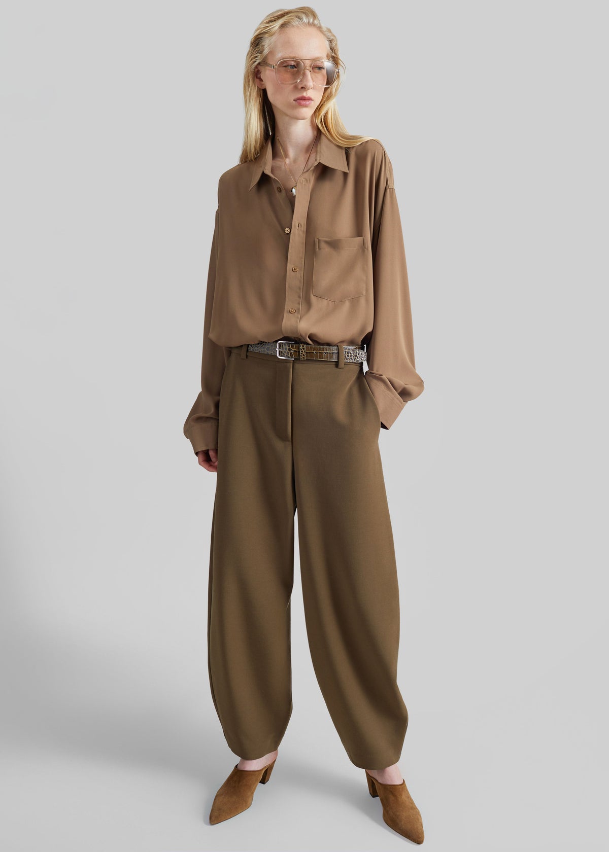 Rema Shirt - Khaki Brown β view 8 of 12