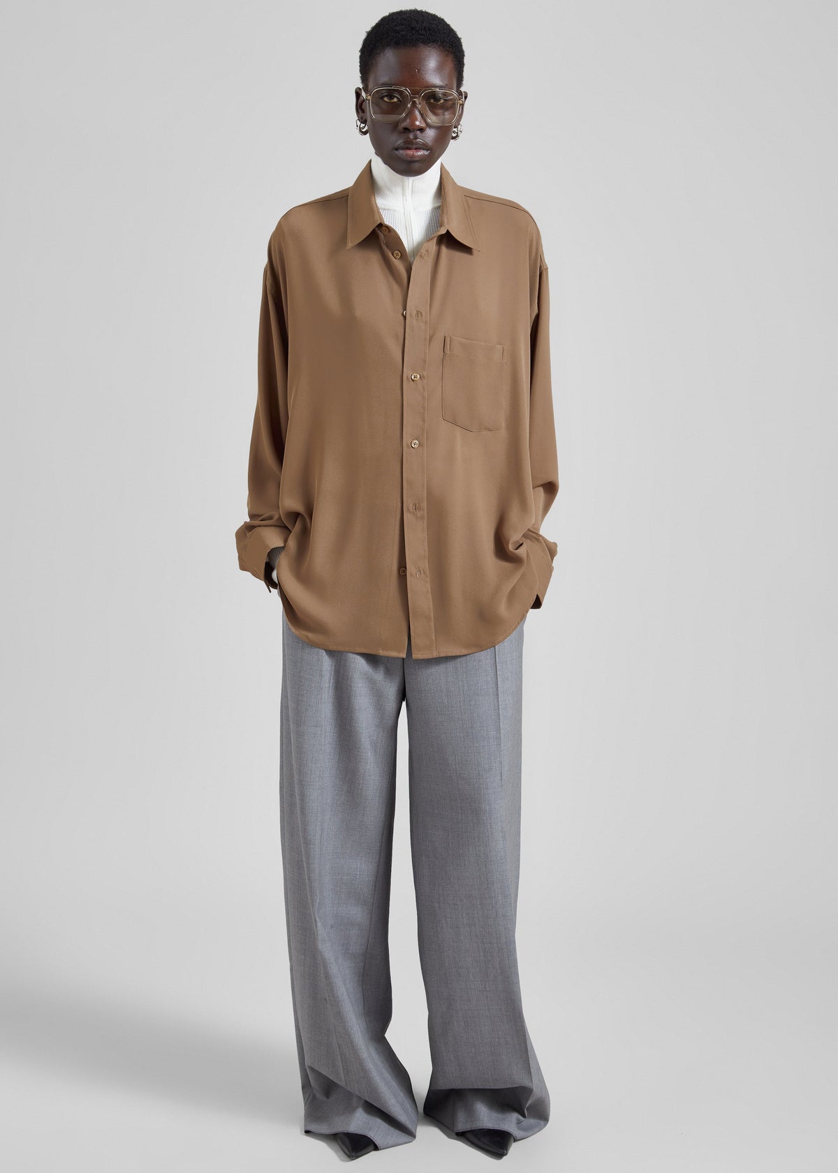 Rema Shirt - Khaki Brown β view 2 of 12