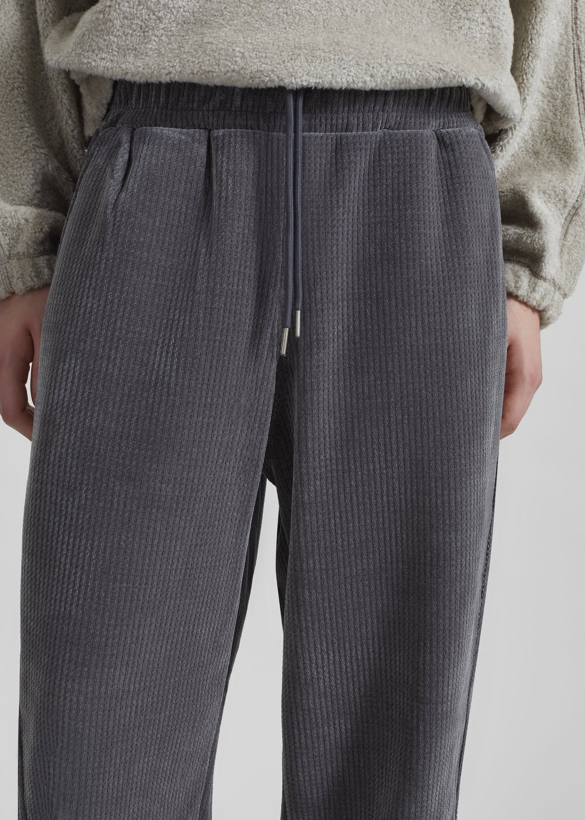 Renzo Velvet Pants - Grey β view 3 of 7