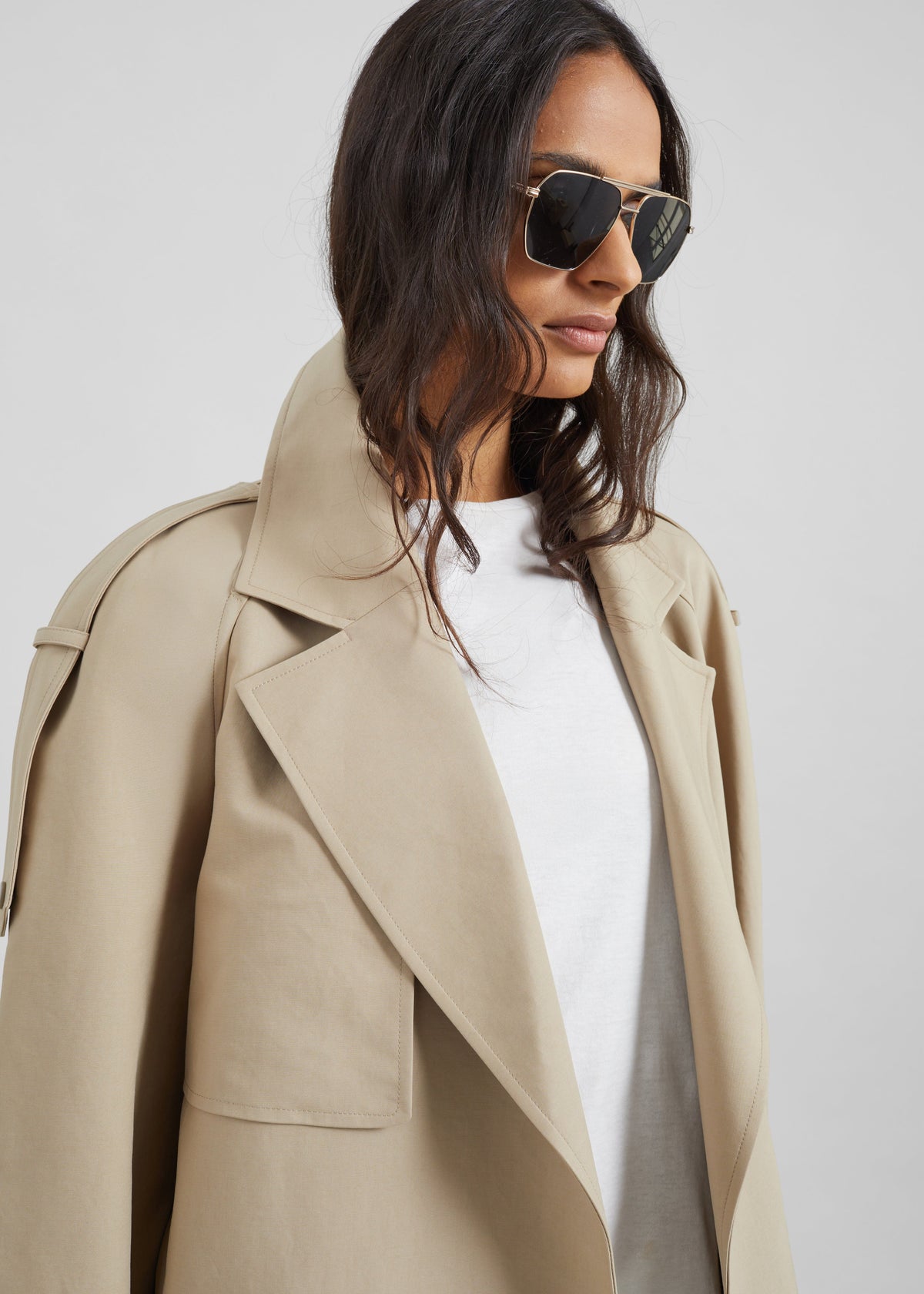 Rhodes Trench Coat - Natural β view 8 of 9