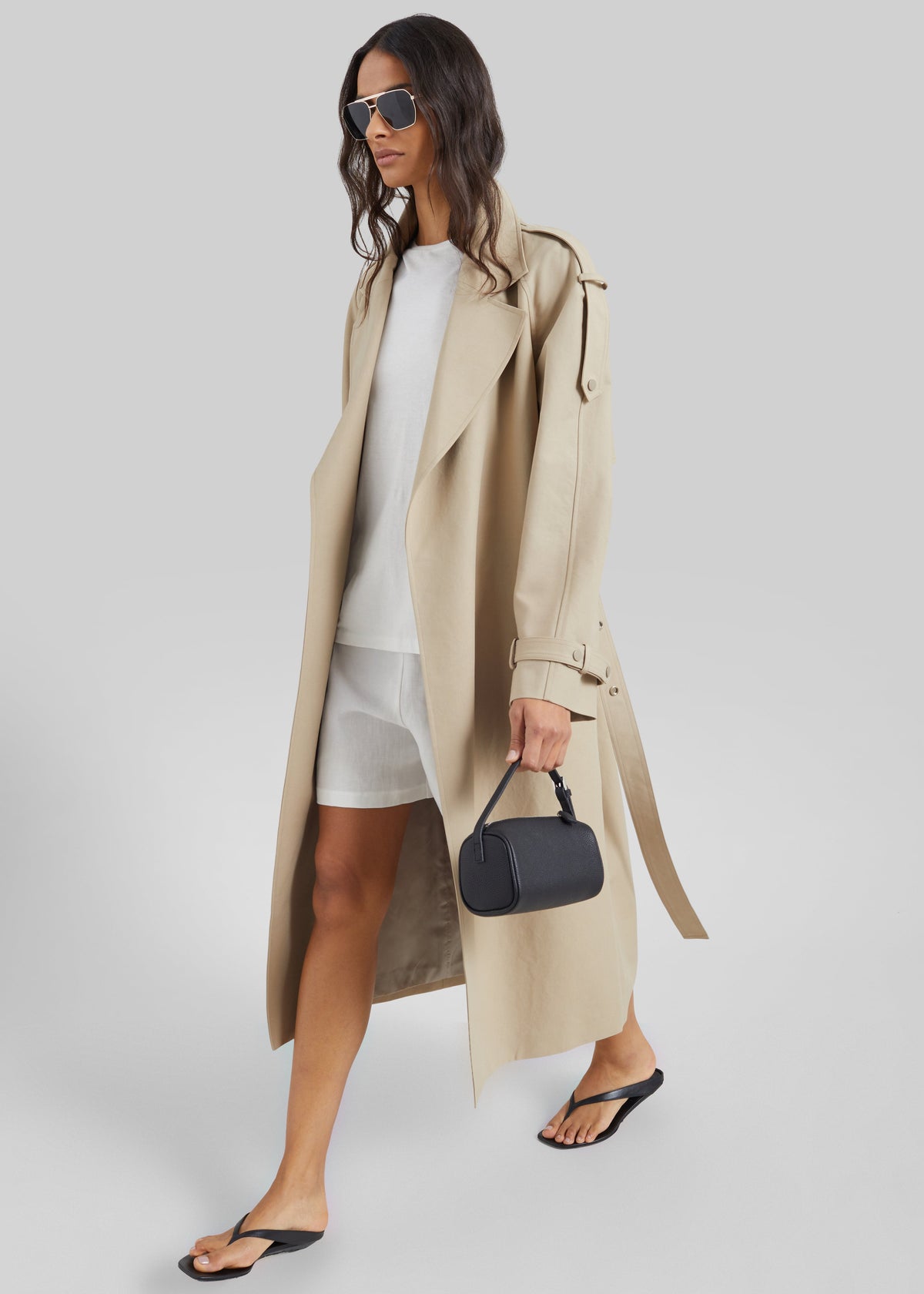 Rhodes Trench Coat - Natural β view 2 of 9