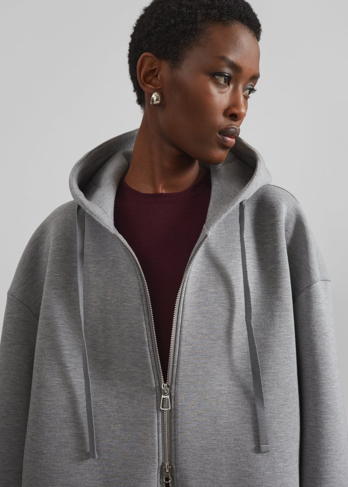 Rian Oversized Hoodie - Grey β view 3 of 7