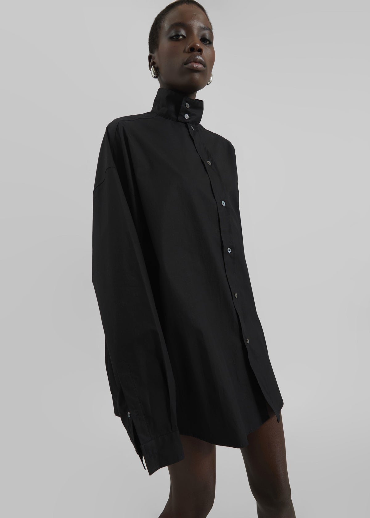 Riken Oversized Shirt - Black β view 6 of 8