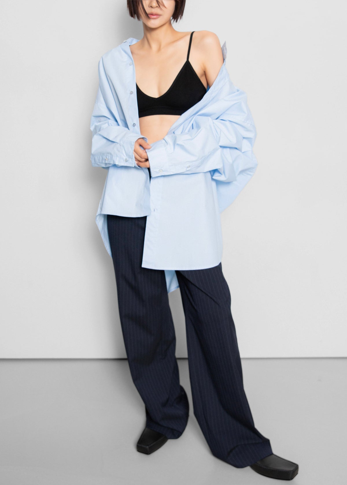 Riken Oversized Shirt - Sky Blue β view 8 of 13