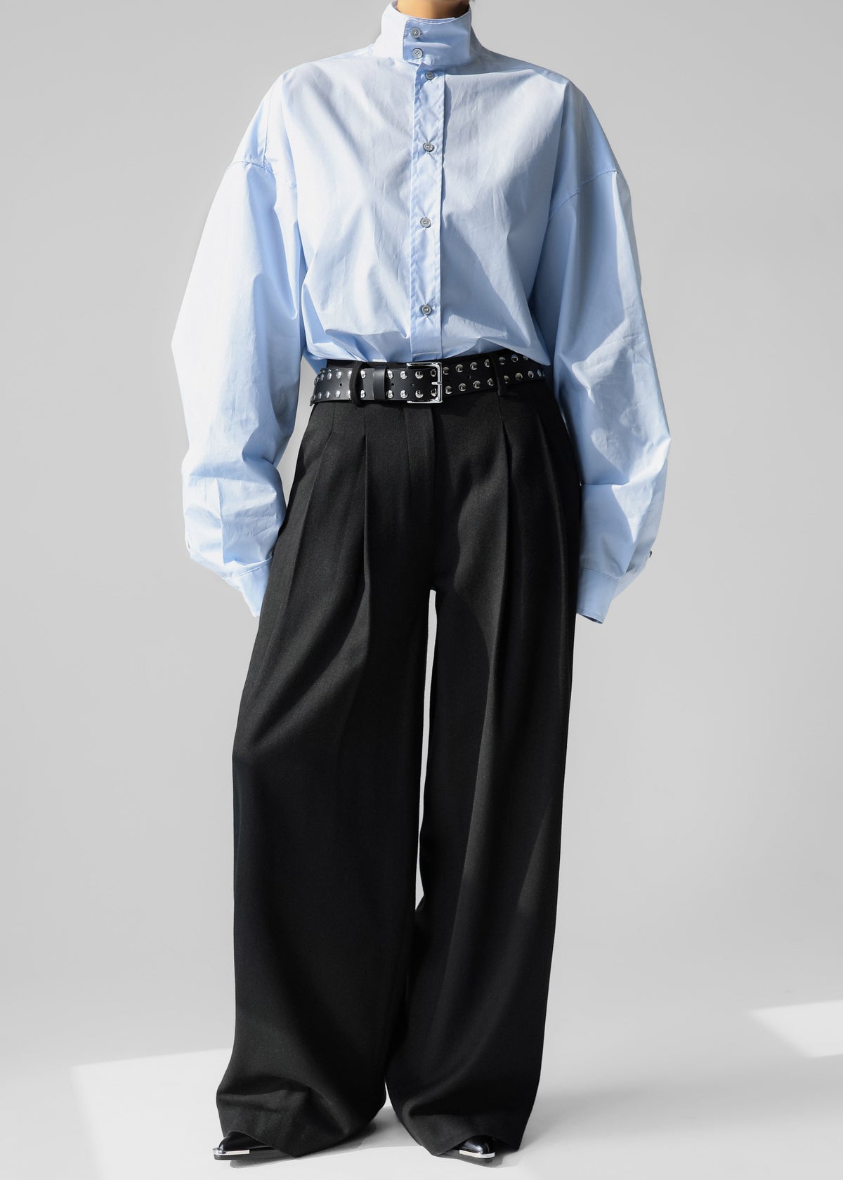 Riken Oversized Shirt - Sky Blue β view 11 of 13