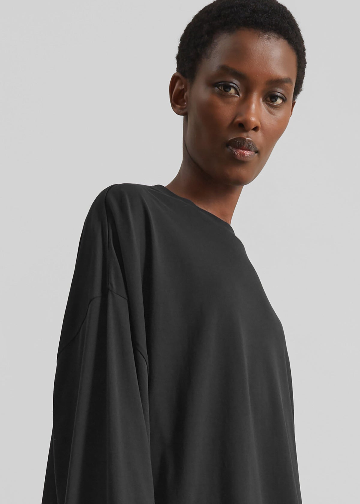 Rio Oversized Sleeve Tee - Black β view 3 of 6