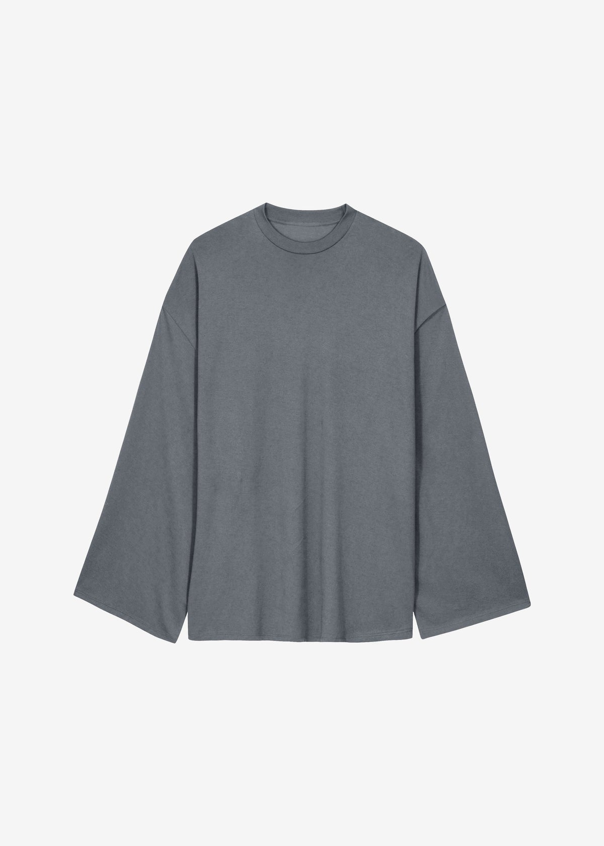 Rio Oversized Sleeve Tee - Dark Grey Melange β view 8 of 8