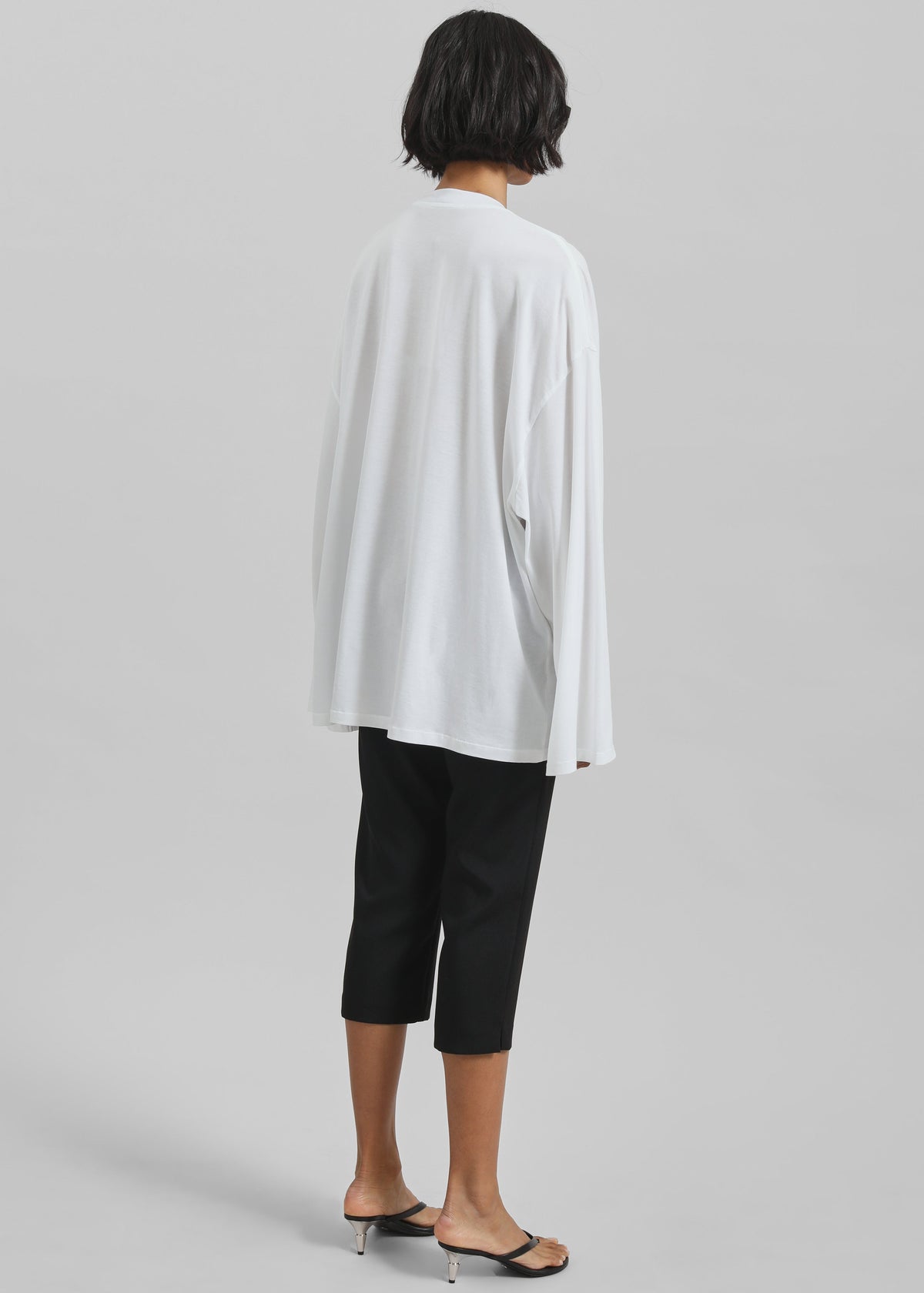Rio Oversized Sleeve Tee - White β view 7 of 8