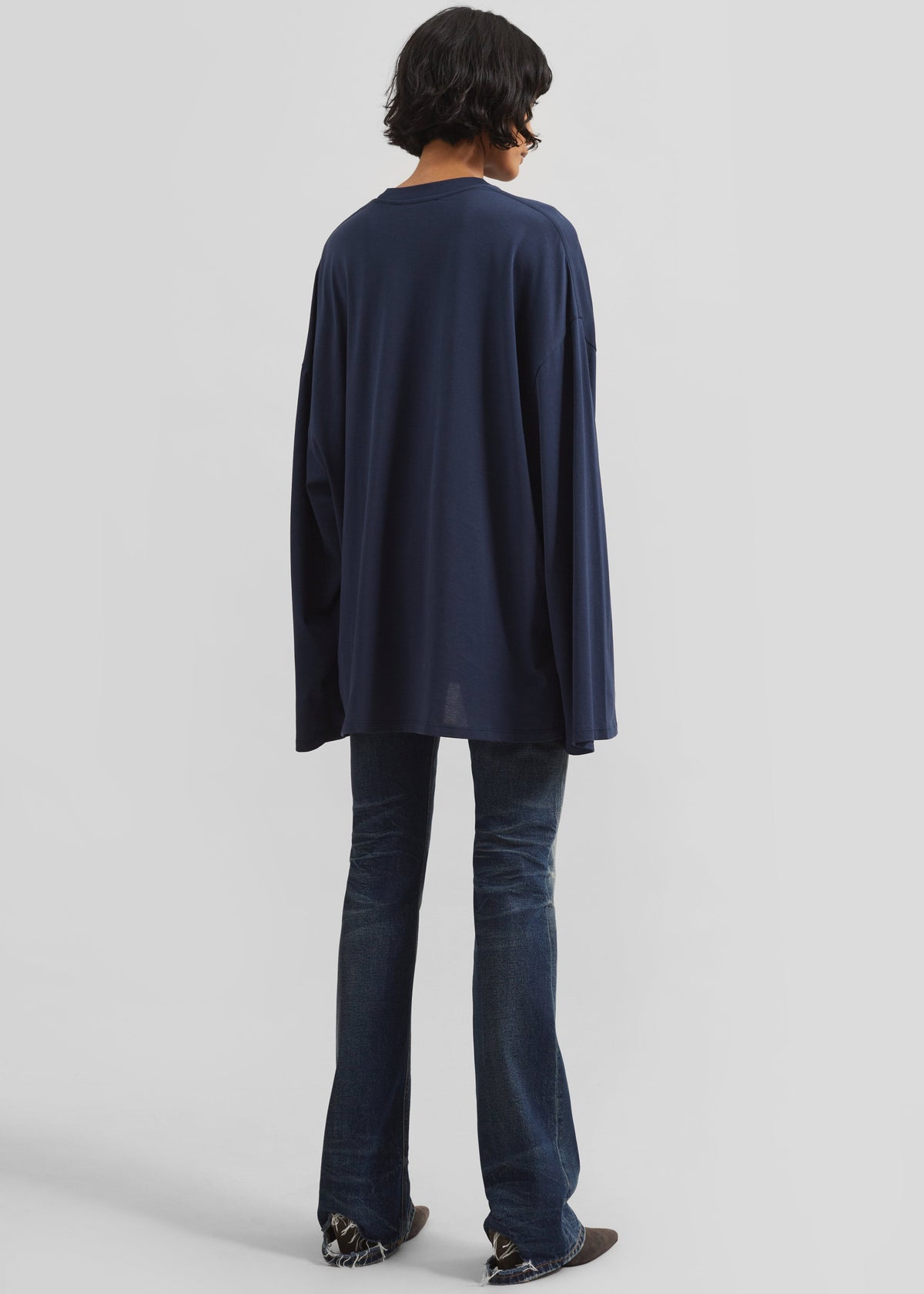 Rio Oversized Sleeve Tee - Dark Navy β view 5 of 6