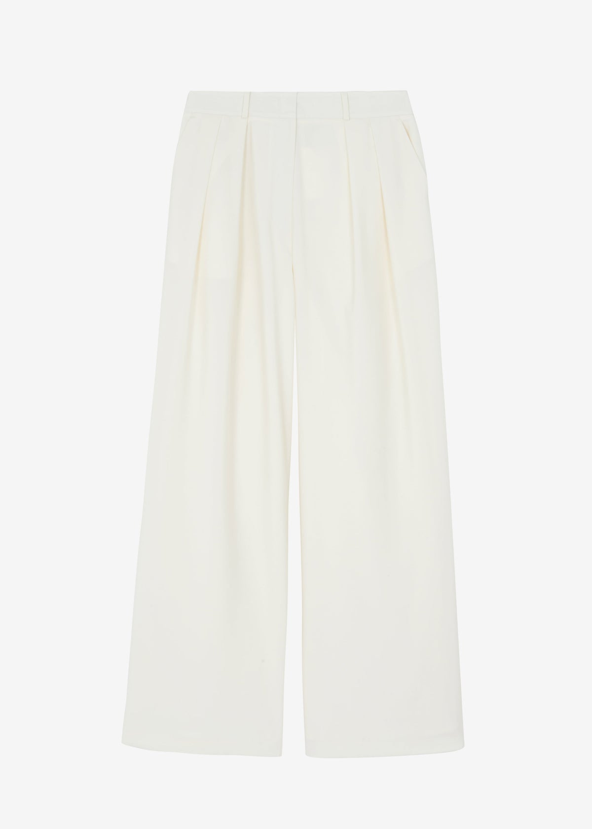 Ripley Pleated Trousers - Ivory β view 8 of 8