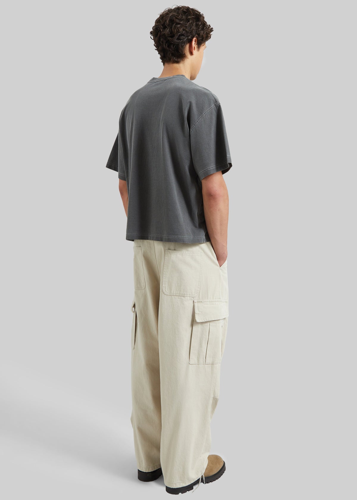Robion Drawstring Cargo Pants - Beige β view 6 of 7