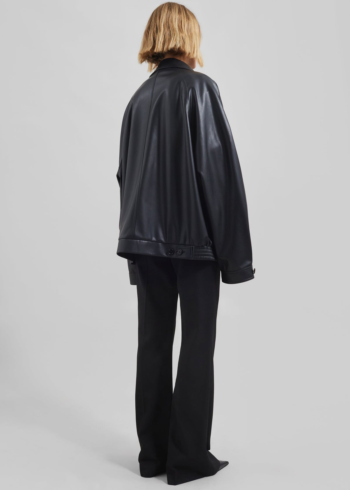Roisin Faux Leather Jacket - Black β view 12 of 13
