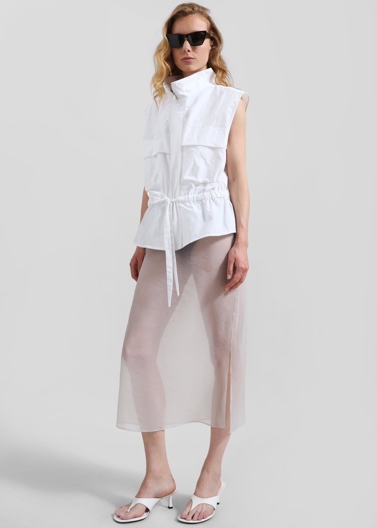 Rowley Utility Vest - White β view 3 of 9