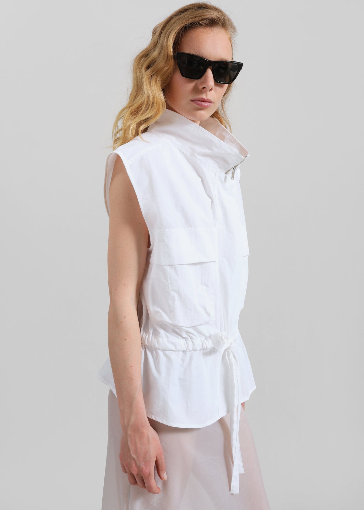Rowley Utility Vest - White β view 7 of 9