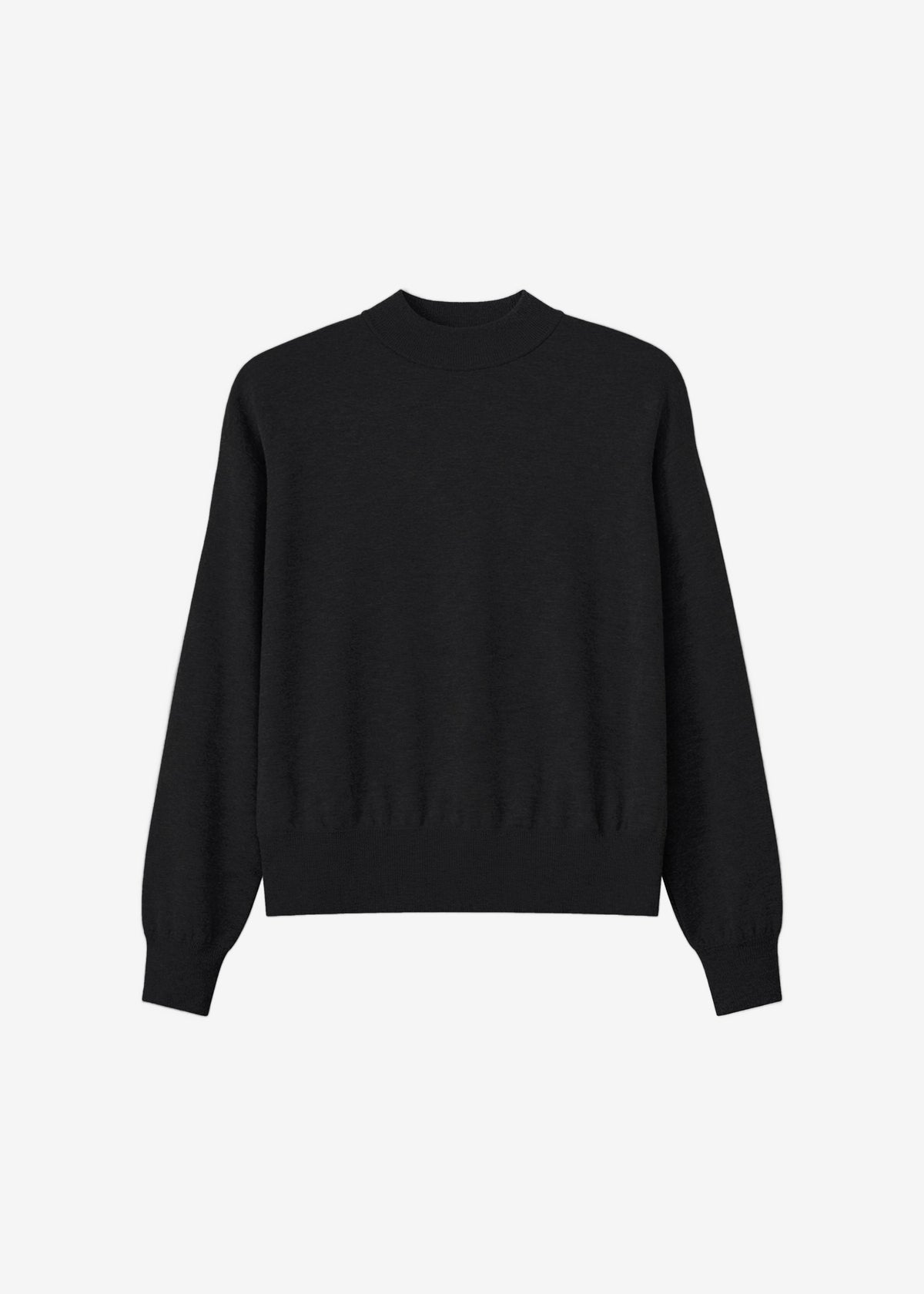 Rue Padded High Neck Sweater - Black β view 7 of 7