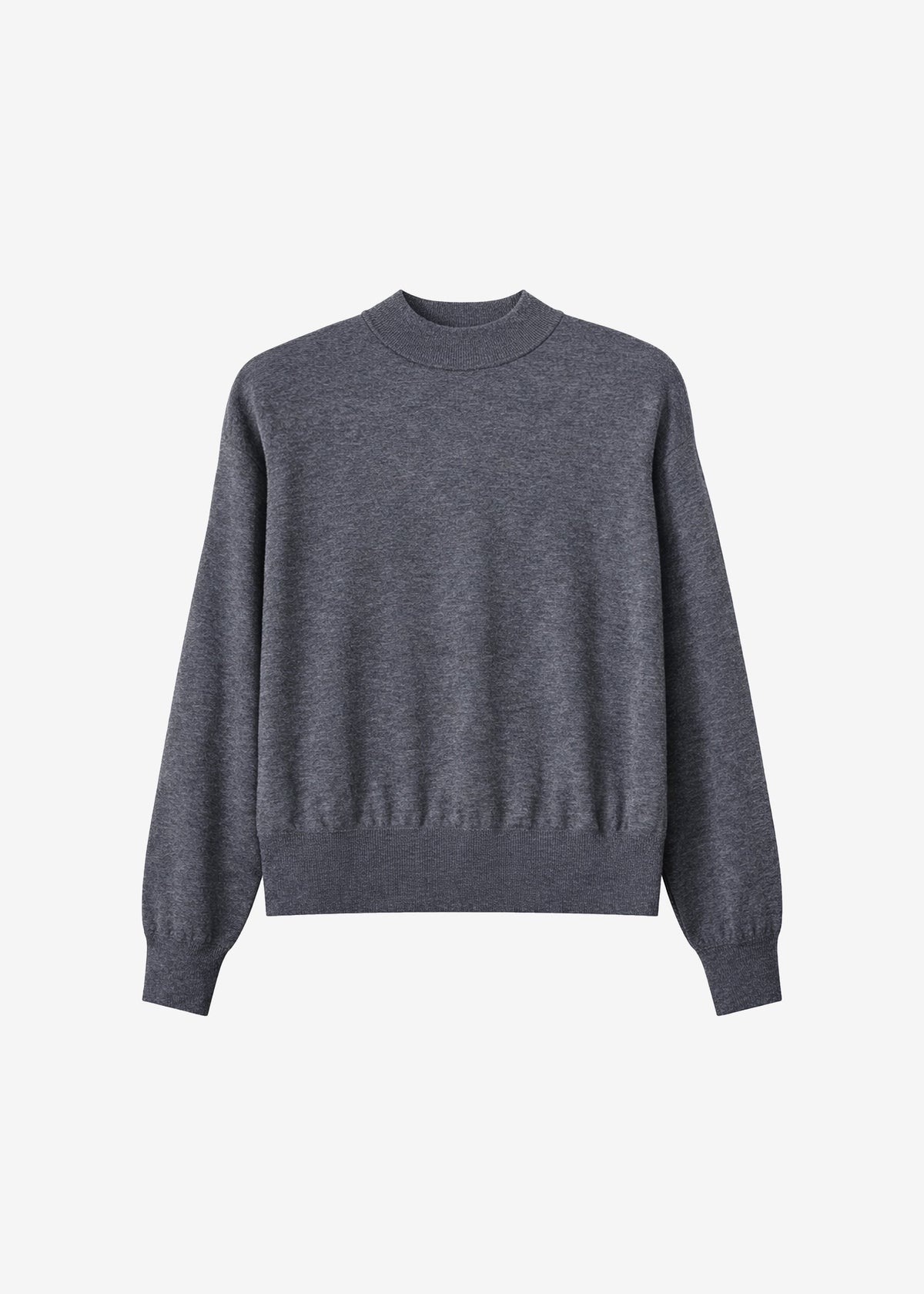 Rue Padded High Neck Sweater - Dark Grey β view 4 of 4