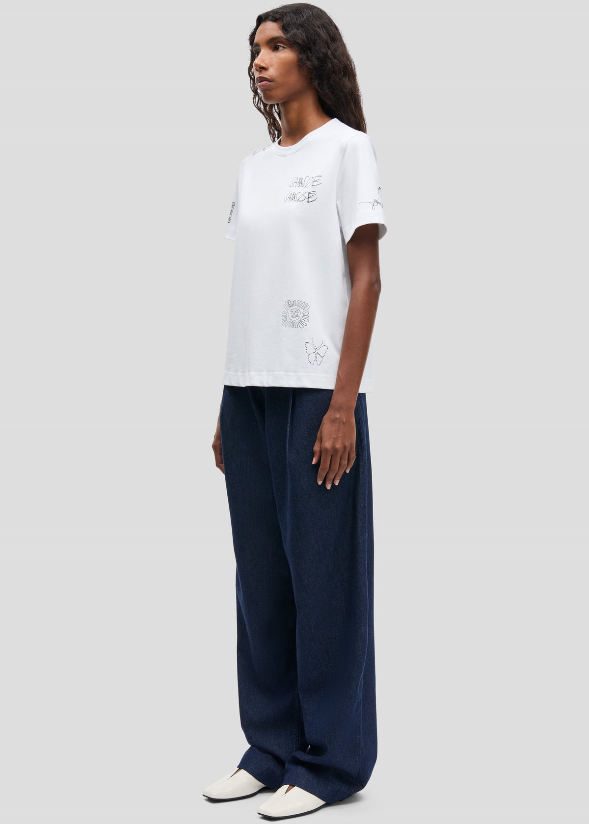 Samsøe Samsøe Saharper Pleat Jeans - Soft Denim – view 3 of 10